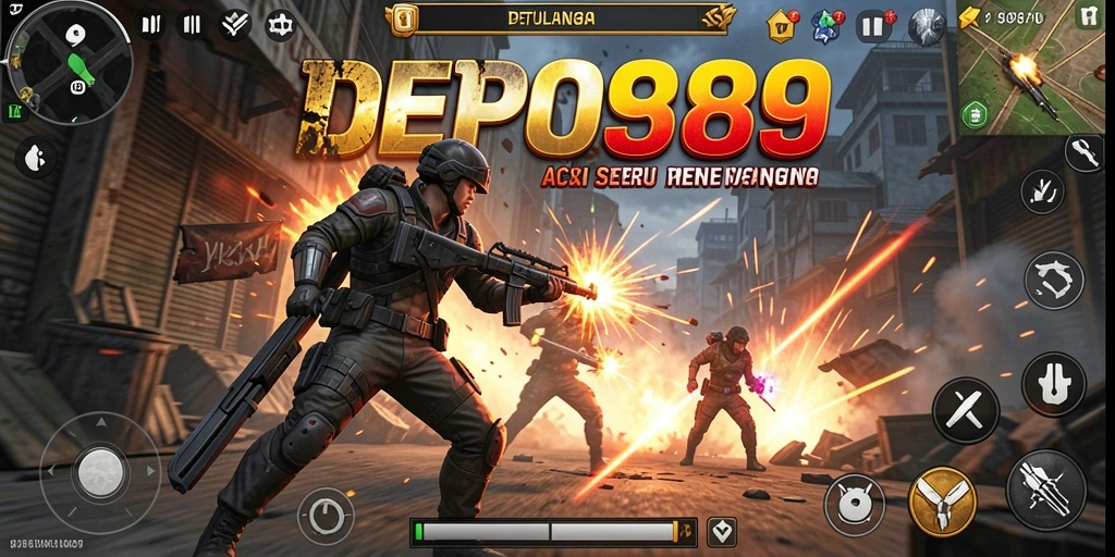Tampilan aksi seru dalam gameplay DEPO89 yang memikat.