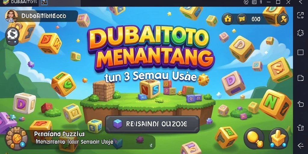Tampilan gameplay DUBAITOTO dengan tantangan Puzzle yang menarik.