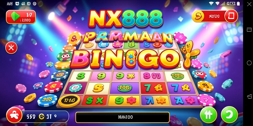 Tampilan gameplay NX888 yang memukau saat bermain Bingo.