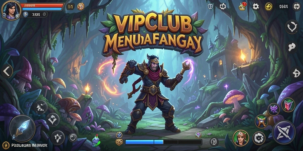 Tampilan gameplay seru dan menantang dari VIPCLUB di dunia petualangan.