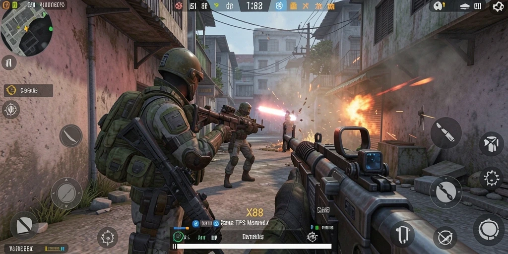 Tampilan gameplay seru dan mendebarkan di X88.